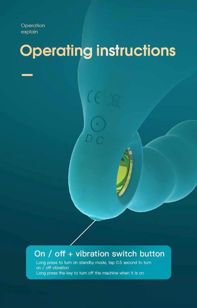 Stymulator-Angelo Male Prostate Triple Stimulation (blue) zdjęcie 13