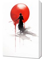 Obraz 40x60cm Samotny Samuraj