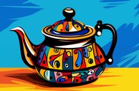 Plakat 86,4x56,8cm Może Herbatki?