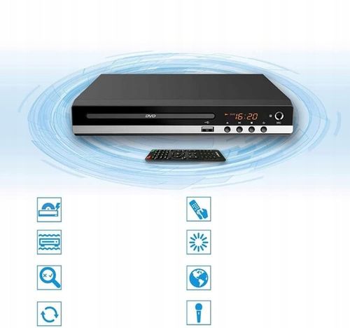 ODTWARZACZ DVD I CD , HDMI, WEJŚCIE USB DO TELEWIZORÓW 1080P na Arena.pl