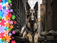 Puzzle tradycyjne Zwierzęta - Pies