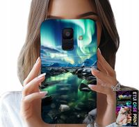 ETUI DO SAMSUNG A6 2018 - ALASKA ZORZA POLARNA STAWIK CASE + SZKŁO