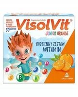 Visolvit Junior Orange smak pomarańczowy 30 sasz
