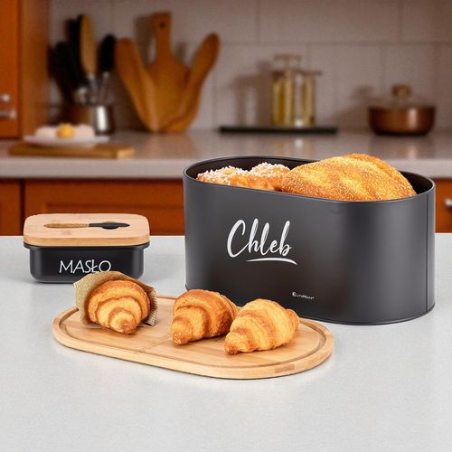 CHLEBAK Z ZESTAWEM POJEMNIKÓW I MASELNICZKA E-6079 na Arena.pl