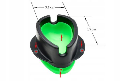 Wyciskana FOREMKA do podajników koszyczków Method Feeder na Arena.pl