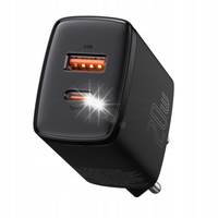 POTRÓJNA Ładowarka Baseus 2xUSB+USB-C PD QC 30W 3A