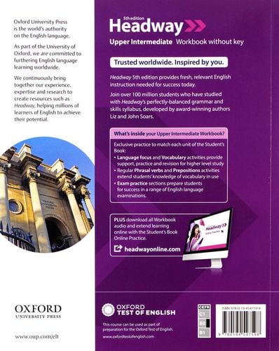 Headway Workbook without key Upper Intermediate na Arena.pl