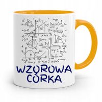 Kubek Żółty Prezent Dla Córki Wzorowa Córka Z Nadrukiem Ze Zdjęciem