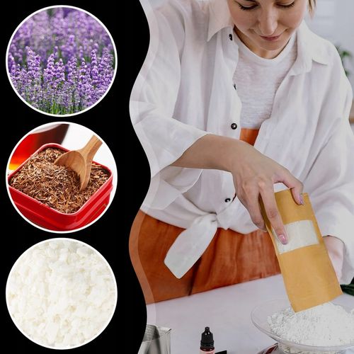 ZESTAW DO ROBIENIA ŚWIEC WYROBU ŚWIECZEK WOSK SOJOWY NA PREZENT DUŻY na Arena.pl