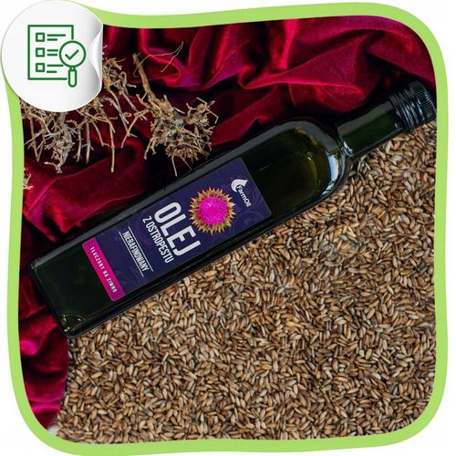 Olej z ostropestu tłoczony na zimno na wątrobę naturalny zdrowy 1L 2x500ml na Arena.pl