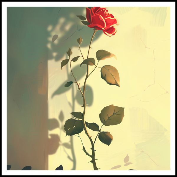 Plakat 100x100cm Subtelność zdjęcie 3