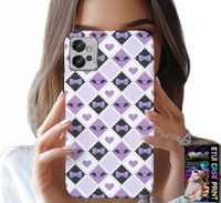 ETUI DO MOTOROLA G32 - MODNE SERCA KOKARDKI KOKARDA + FOLIA