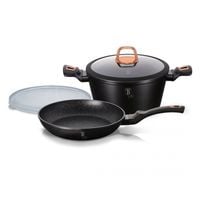 garnek i patelnia berlinger haus bh-7741 black rose