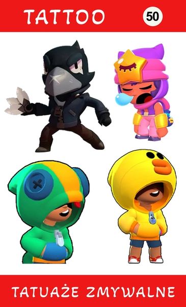 Tatuaże zmywalne Brawl Stars zdjęcie 1