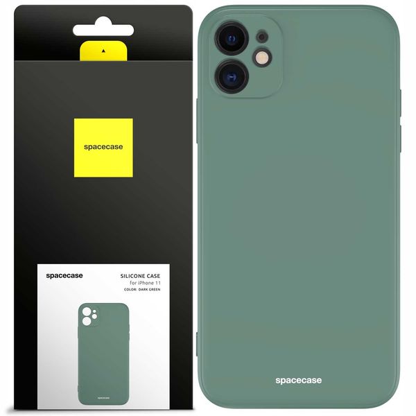 Spacecase Silicone Case Iphone 11 Dark Green zdjęcie 1