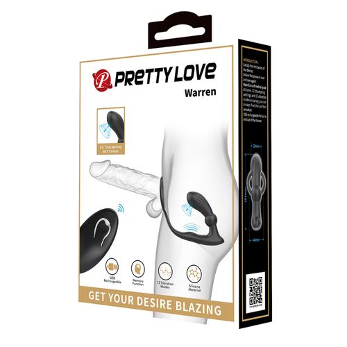Pretty Love - Warren Black, 12 Vibration Functions 12 Pulse Wave Settings na Arena.pl
