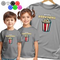 KOSZULKA DZIECIĘCA - POPKORN NA DZIEŃ POPKORNU DNI SZKOLNE - 158 XL