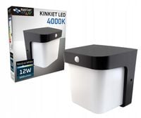 Lampa kinkiet ogrodowy z czujnikiem zewnętrzna LED