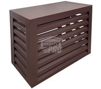 Osłona klimatyzatora pompy ciepła 90x40x80 cm Ciemny brąz - Zabudowa GP535