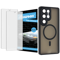 folia do samsung galaxy s25 ultra ochronna + magsafe etui czarne tpu