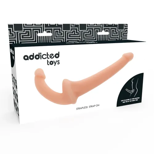 addicted toys model double flex - system podwojny, beżowy, 26 cm na Arena.pl