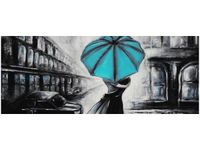 100X40CM ZAKOCHANI TURKUS OBRAZ DREWNO