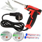 LUTOWNICA KOLBOWA OPOROWA PRECYZYJNA PISTOLET PROFESJONALNA 40W 130W ZESTAW