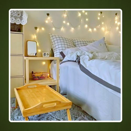 STOLIK ŚNIADANIOWY POD LAPTOPA DO ŁÓŻKA DREWNIANY SKŁADANY NA PREZENT TACA na Arena.pl