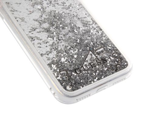 GUESS HARD CASE LIQUID GLITTER Apple iPhone X - SILVER na Arena.pl