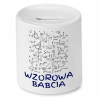 Skarbonka Dla Babci Wzorowa Babcia Prezent Z Nadrukiem Ze Zdjęciem
