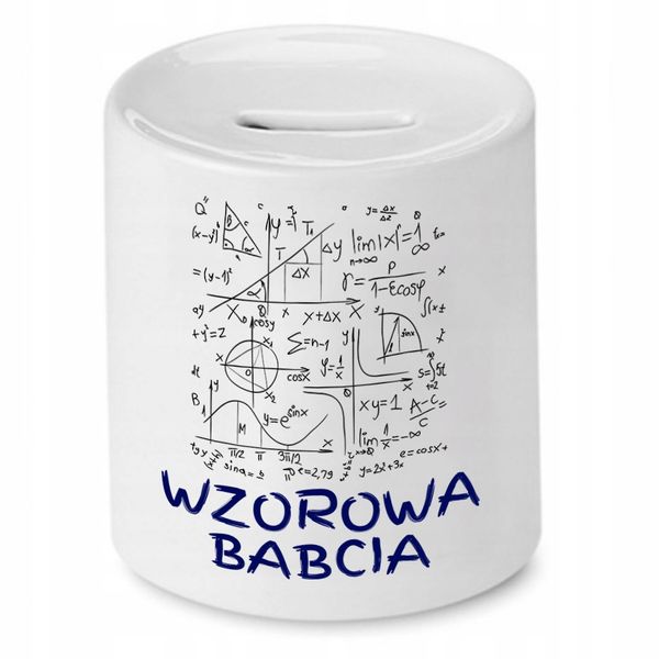 Skarbonka Dla Babci Wzorowa Babcia Prezent Z Nadrukiem Ze Zdjęciem zdjęcie 1