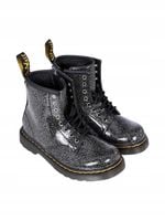 Dr. Martens Kids buty z efektem brokatu czarne rozmiar - 22
