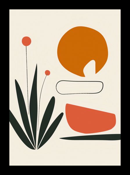 Plakat 25x35cm Abstrakcyjny Zen zdjęcie 2