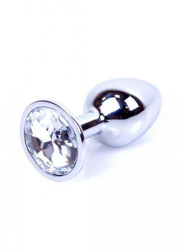 plug jewellery silver plug  clear na Arena.pl