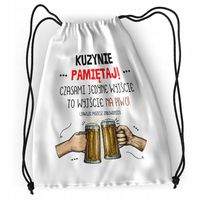 Plecak Dla Kuzyna Sportowy Szkolny Worek Torba Z Nadrukiem Ze Zdjęciem