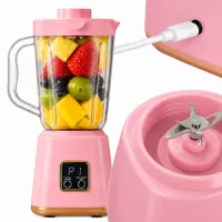 Blender do smoothie koktail kubek przenośny usb turystyczny pojemnik 600ml