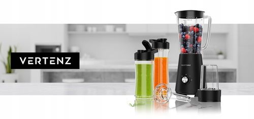 Blender Kielichowy VERTENZ mocny dwa bidony MIKSER 4w1 DO SMOOTHIE na Arena.pl