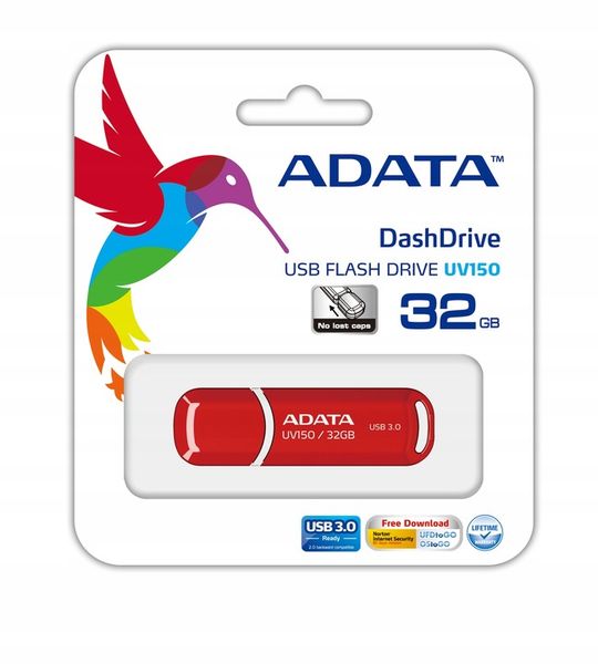 Pendrive Adata UV150 32GB USB 3.2 czerwony zdjęcie 3