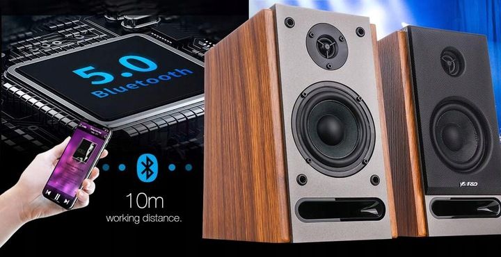 FENDA R27BT BLUETOOTH 5.0, OPTYK głośniki 50W 2.0, do komputera telewizora zdjęcie 5