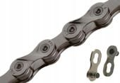 ŁAŃCUCH ROWEROWY KMC X9 SERVICE GREY 9 RZĘDÓW 116 OGNIW + SPINKA