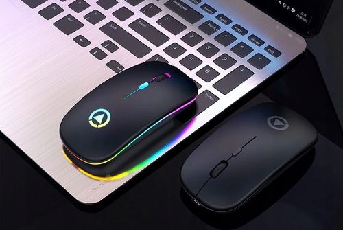 MYSZKA BEZPRZEWODOWA MYSZ OPTYCZNA SLIM LEKKA LED na Arena.pl