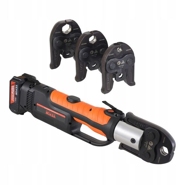 VEVOR Pro Press Tool Zestaw do zaciskania rur Press Tool Battery Kit zdjęcie 4
