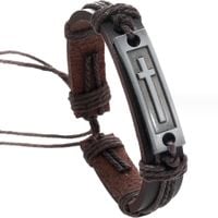 Elegancka bransoletka męska regulowana pleciona ręcznie solidnie wykonana