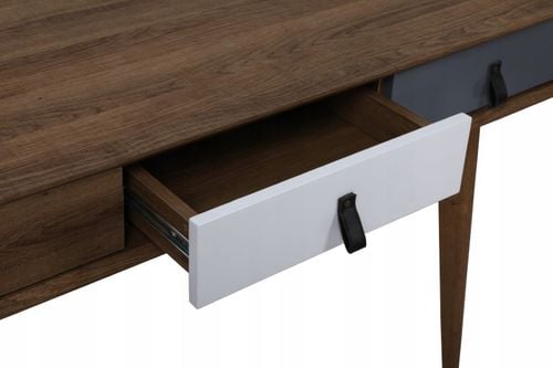 biurko eleganckie do gabinetu biura szuflady nowoczesne duże komputerowe na Arena.pl