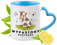 Dla Marynarza Kubek Błękitny Z Uszkiem W Kształcie Serca Na Prezent