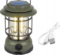 Lampa Kempingowa Wisząca LED COB USB 18650 Kolory