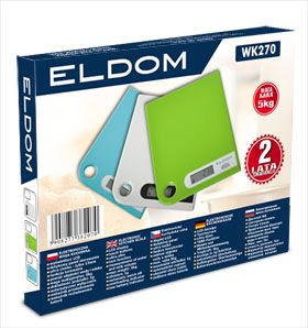 Waga kuchenna ELDOM WK270 - niebieski na Arena.pl