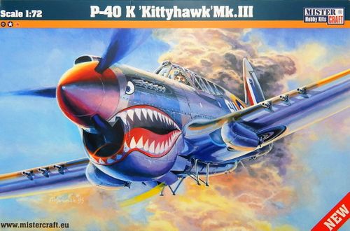 A6677 Model samolotu do sklejania P-40 Kittyhawk na Arena.pl