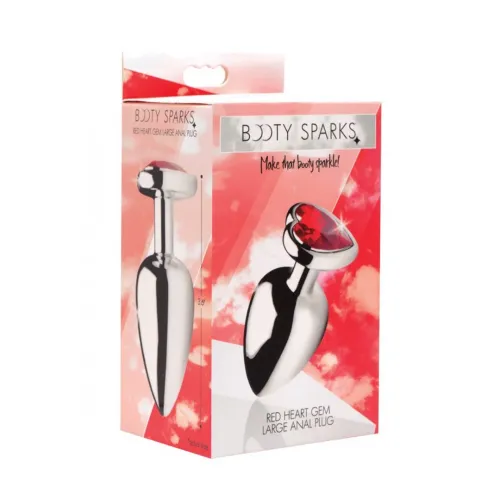 xr brands booty sparks korek anatomiczny aluminium serce duży czerwony na Arena.pl