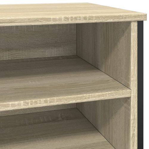 Szafka na buty, dąb sonoma, 80x38x78cm, materiał drewnopochodny na Arena.pl